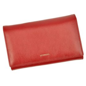 Patrizia piros női bőr pénztárca 15,5 × 9,5 cm