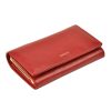 Patrizia piros női bőr pénztárca 15,5 × 9,5 cm
