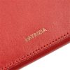 Patrizia piros női bőr pénztárca 15,5 × 9,5 cm