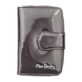 Pierre Cardin szürke, női bőr pénztárca 9,5 × 13 cm