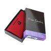 Pierre Cardin piros, női bőr pénztárca 9,5 × 13 cm
