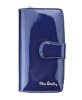 Pierre Cardin kék, női bőr pénztárca 9,5 × 17 cm