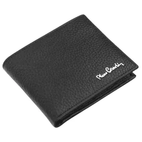 Pierre Cardin férfi fekete bőr pénztárca 11×9 cm