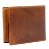 Pierre Cardin férfi bőr pénztárca, konyak, RFID védelemmel, 12 × 9,5 cm