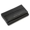 Pierre Cardin fekete színű női bőr pénztárca 16 × 9,5 cm