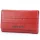 Pierre Cardin piros színű női bőr pénztárca 16 × 9,5 cm