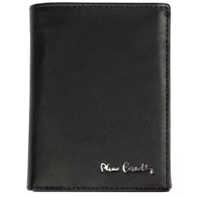   Pierre Cardin férfi bőr pénztárca, fekete,  RFID 10 × 13 cm