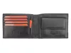Pierre Cardin férfi bőr pénztárca, fekete-piros, RFID 12,5 × 9,5 cm