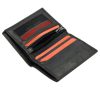 Pierre Cardin férfi bőr pénztárca, kártyatartó, fekete, RFID 8 × 10 cm 