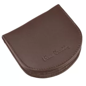 Pierre Cardin barna bőr pénztárca 7,5 × 8,5 cm