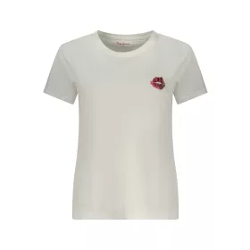 Pepe jeans női rövid ujjú póló, fehér