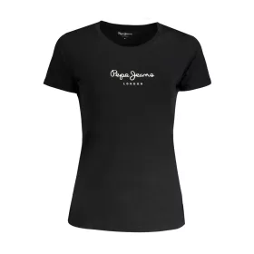 PEPE JEANS NŐI RÖVID UJJÚ PÓLÓ FEKETE S