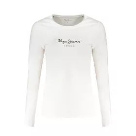 PEPE JEANS NŐI, HOSSZÚ UJJÚ PÓLÓ, FEHÉR