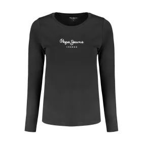 PEPE JEANS NŐI, HOSSZÚ UJJÚ PÓLÓ, FEKETE