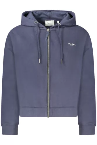 Pepe jeans női kék cipzáras pulóver