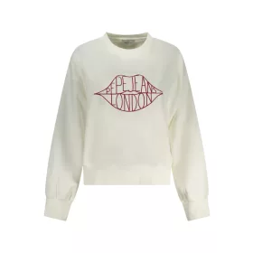 Pepe jeans női pulóver, fehér