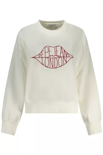 Pepe jeans női pulóver, fehér