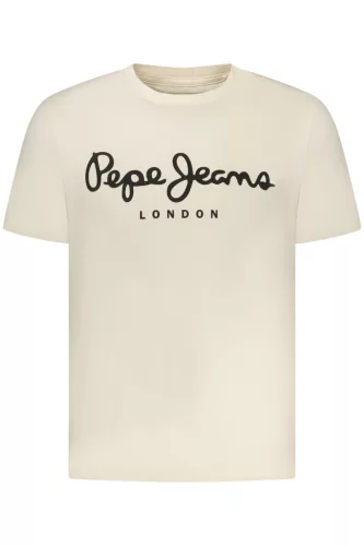 Pepe jeans férfi rövid ujjú póló, bézs