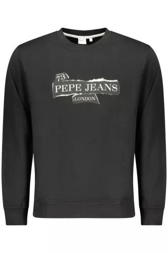 Pepe jeans férfi fekete cipzáras pulóver