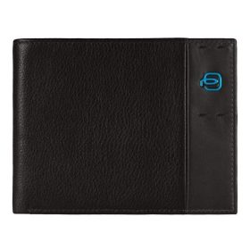   Piquadro fekete-szürke design bőr pénztárca, férfi  13 x 9 cm