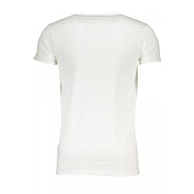 Cavalli Class férfi fehér rövid ujjú póló