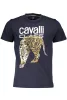 CAVALLI CLASS RÖVID UJJÚ FÉRFI PÓLÓ KÉK
