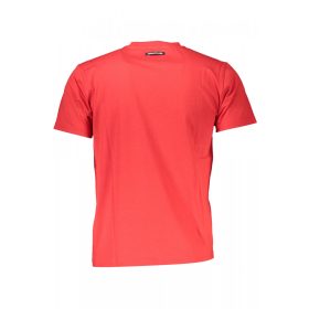 Cavalli Class férfi piros rövid ujjú póló M