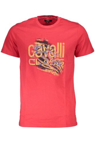 CAVALLI CLASS RÖVID UJJÚ FÉRFI PÓLÓ PIROS M