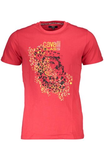 CAVALLI CLASS RÖVID UJJÚ FÉRFI PÓLÓ PIROS M