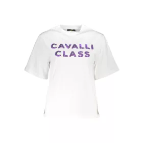 CAVALLI CLASS RÖVID UJJÚ NŐI FEHÉR PÓLÓ