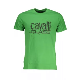 Cavalli Class férfi zöld rövid ujjú póló XL