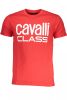 Cavalli Class férfi piros rövid ujjú póló XL