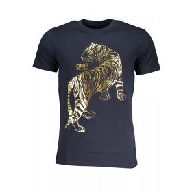 Cavalli Class férfi kék rövid ujjú póló XL