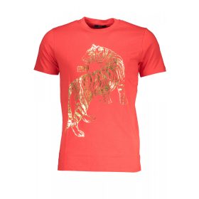 Cavalli Class férfi piros rövid ujjú póló XL