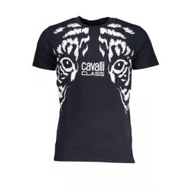 Cavalli Class férfi kék rövid ujjú póló XL