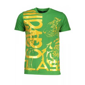 Cavalli Class férfi zöld rövid ujjú póló XL