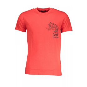 Cavalli Class férfi piros rövid ujjú póló XL