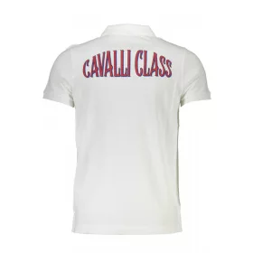 Cavalli Class férfi fehér rövid ujjú póló