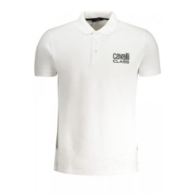 Cavalli Class férfi fehér rövid ujjú póló XL