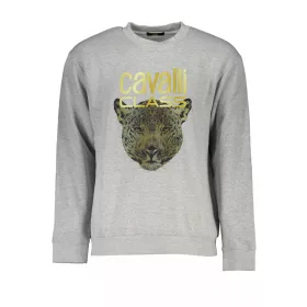 Cavalli Class férfi szürke pulóver XL