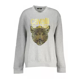 Cavalli Class női zöld pulóver, kapucnival XS