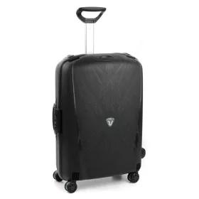   Roncato Light kemény falú, 4 kerekes trolley bőrönd 75 cm, fekete