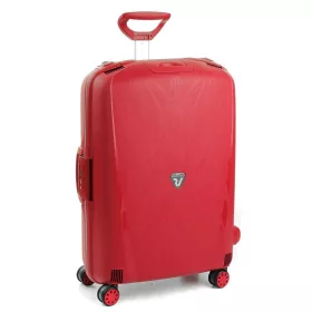   Roncato Light kemény falú, 4 kerekes trolley bőrönd 75 cm, piros