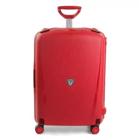   Roncato Light kemény falú, 4 kerekes trolley bőrönd 75 cm, piros