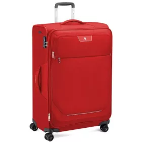   Roncato Joy 4 kerekes, bővíthető puhafedeles piros kabinbőrönd 75 cm