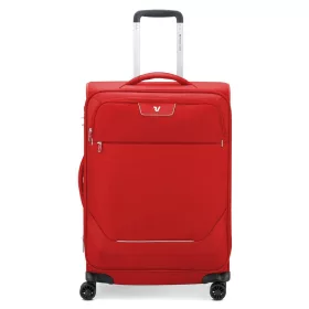   Roncato Joy 4 kerekes, bővíthető puhafedeles fekete kabinbőrönd 63 cm