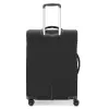 Roncato Joy 4 kerekes, bővíthető puhafedeles fekete kabinbőrönd 63 cm