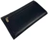 Rialto nagyméretű absztrakt mintás sötétkék női bőr pénztárca 16,5 × 10,5 cm