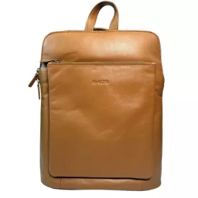   Rialto olasz nagyméretű női konyak bőr hátizsák 36 x 29 cm