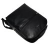 Rialto olasz, fekete színű bőr laptoptartós hátizsák 40×32 cm